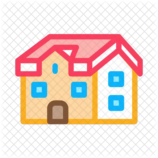 House Roof Icon Of Colored Outline Illustration Png House Roof Png