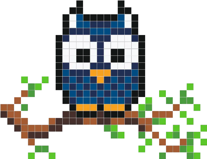 Night Owl Pixel Art Owl Png Night Owl Icon
