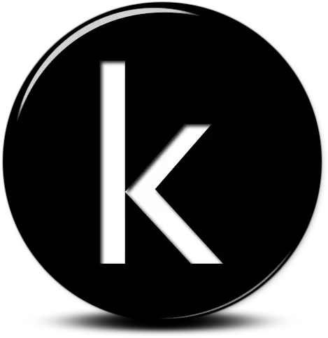 Alphabet K Logo Hd Png Clip Art Library Button K K Logo
