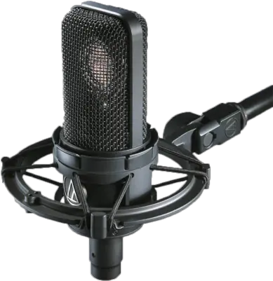 Free Studio Mic 2 Psd Vector Graphic Vectorhqcom Micro Audio Technica At4040 Png Microphone Transparent Background