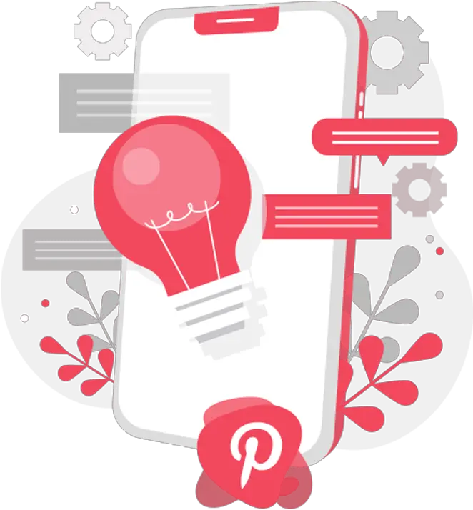 Pinterest Marketing And Advertising Services In Kochi Kerala Compact Fluorescent Lamp Png Pink Pinterest Icon