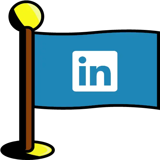 Linkedin Media Networking Social Icon Social Media Flags Png Linked In Social Icon