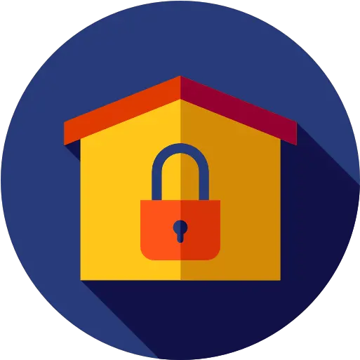 Real Estate House Secure Buildings Property Home Icon Secure House Png Real Estate House Icon