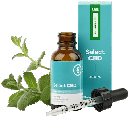 Select Cbd Drops Peppermint Lavender Cbd Oil Png Peppermint Png