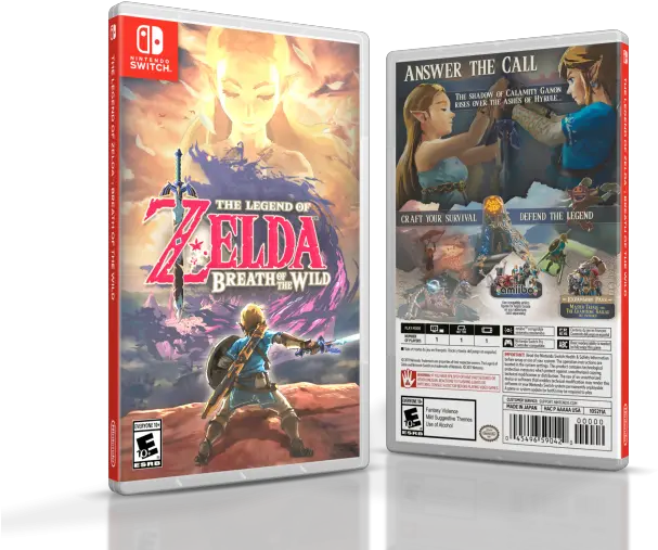 The Legend Of Zelda Breath Wild Misc Box Art Cover Pc Game Png Zelda Breath Of The Wild Png
