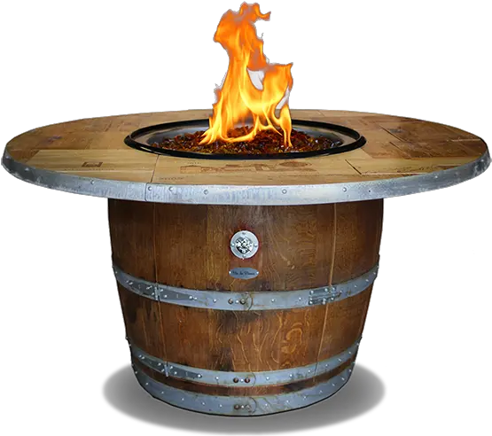 Clipart Fire Pit Propane Wine Barrel Fire Table Png Fire Pit Png