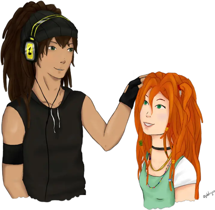 Library Dreads Png Transparent Cartoon Dreads Png