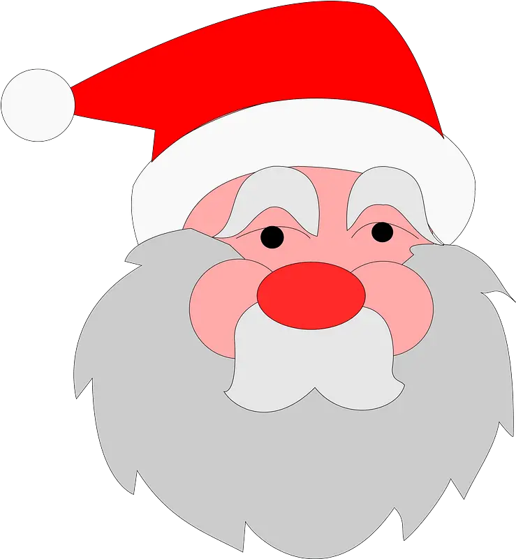 Santa Claus Face Clipart Free Download Transparent Png Cartoon Santa Face Png