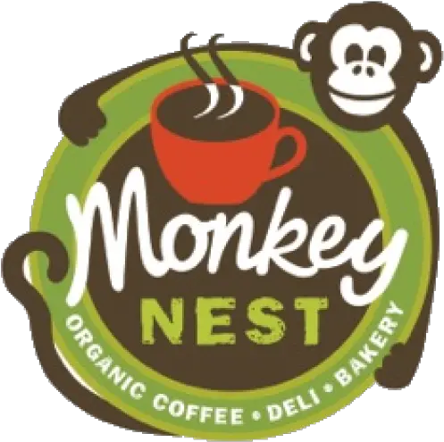 Monkey Nest Coffee Cropped Monkeynest15inlogooutlinedno Monkey Png Monkey Transparent Background