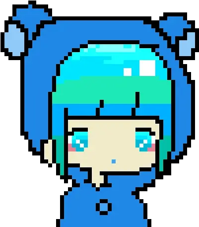 Kawaii Blue Png Transparent Cartoon Jingfm Cute Slime Pixel Art Kawaii Eyes Png