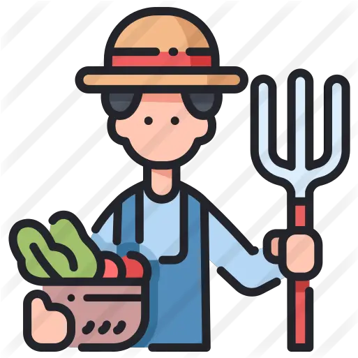 Farmer Agricultor Icono Png Farmer Working Icon