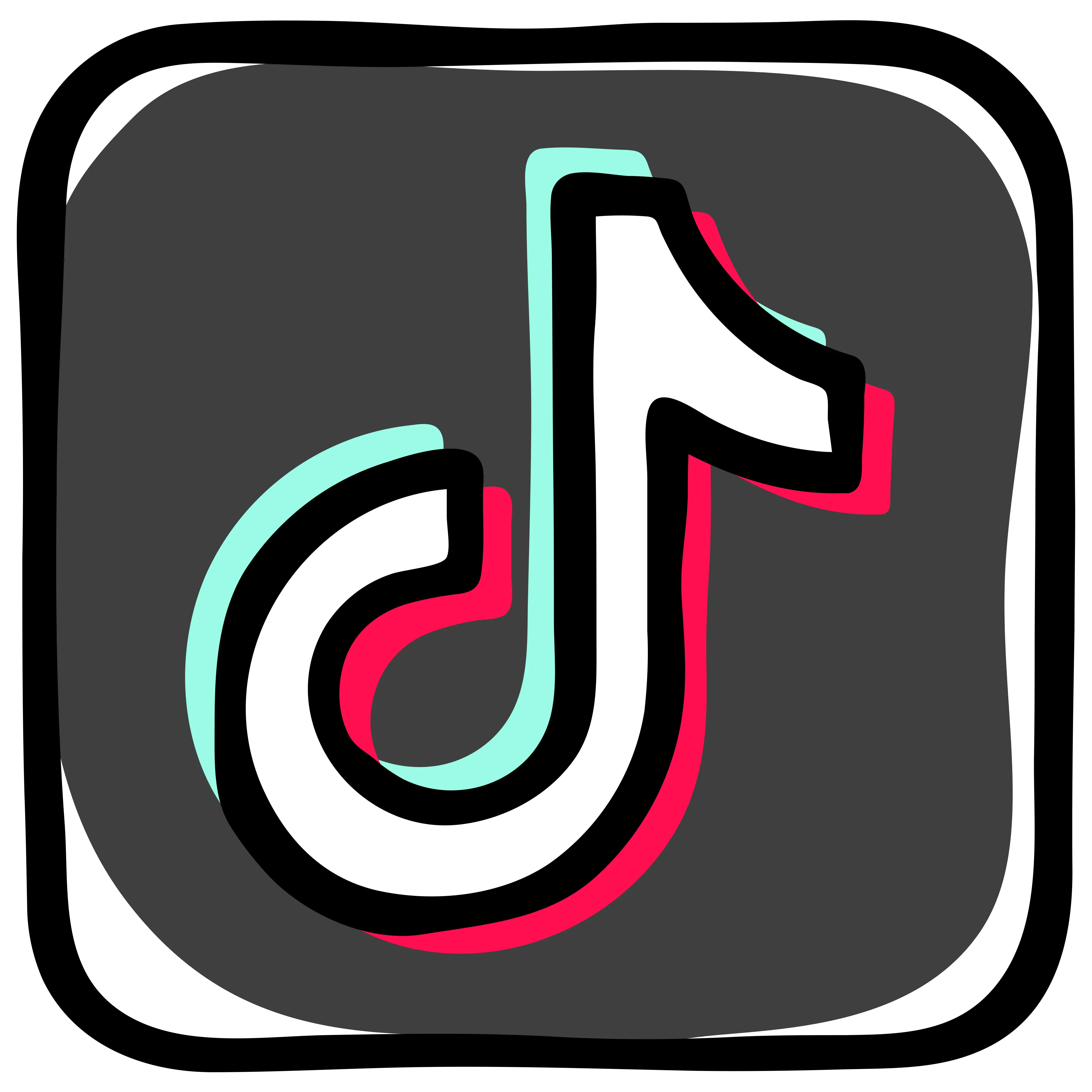 Tiktok Icon 3d Png png