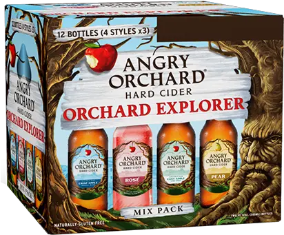 Angry Orchard Hard Cider Angry Orchard Variety 12 Pack Png Angry Orchard Logo