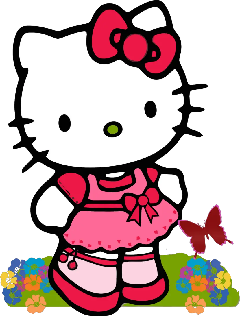 Hello Kitty Asomandoce Png