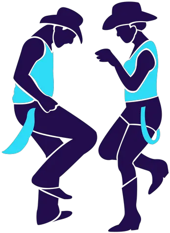 Dance Pose Country Duo Silhouette Transparent Png U0026 Svg Dance Dance Transparent