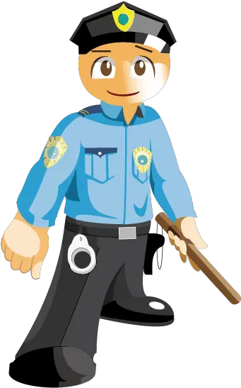 Police Cartoon Security Guard Career Png