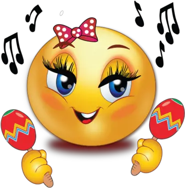Music Party Girl Emoji Bonitas Imágenes De Caritas Felices Png Girl Emoji Png