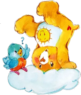 Care Bear Of The Month July Care Bears Full Size Png Funshine Bear Art Care Bear Png