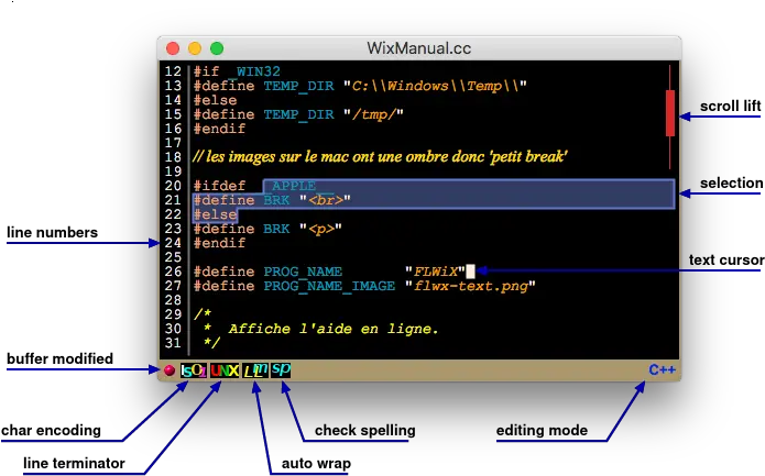The Flwix Text Editor Screenshot Png Line Separator Png