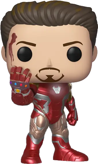 Infinity Gauntlet Png Tony Stark With Infinity Gauntlet Pop Tony Stark Endgame Infinity Gauntlet Transparent Background