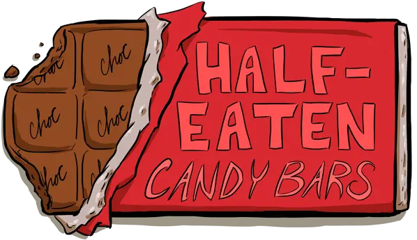 Half Eaten Candy Bar Clip Art Library Cartoon Eaten Chocolate Bar Png Candy Bars Png