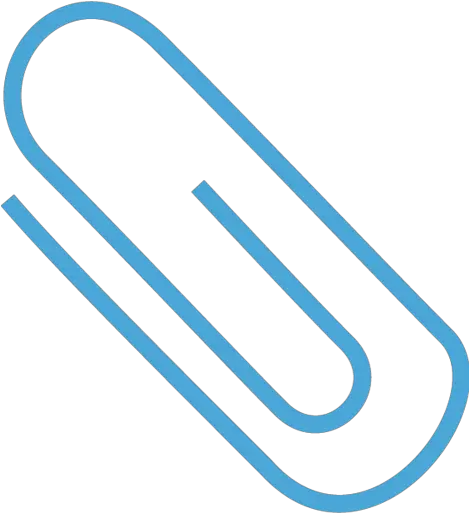 Easy To Paper Clip Blue Png Paper Clip Png