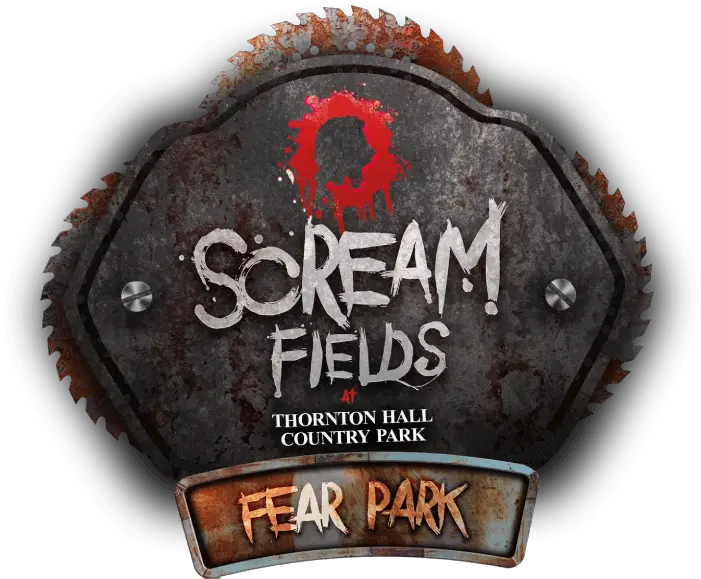 Scream Fields Fear Park Label Png Scream Logo