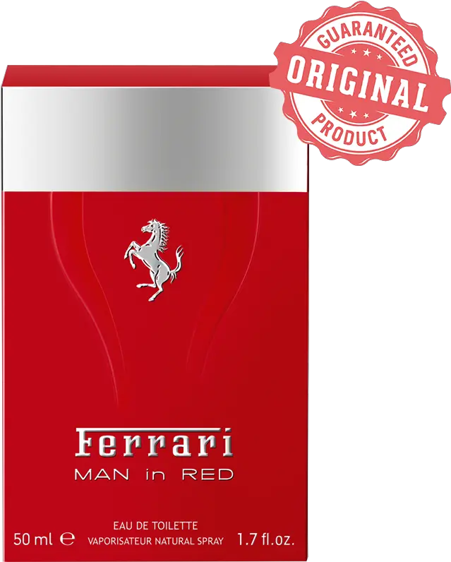 Ferrari Man In Red Eau De Toilette 50 Ml Graphic Design Png Ferarri Logo