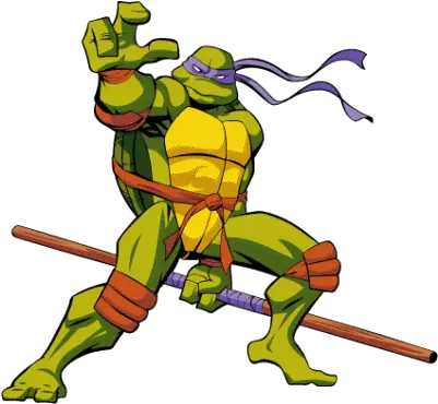 Donatello Ninja Turtle Teenage Mutant Ninja Turtles Ninja Turtles Donatello Cartoon Png Turtle Transparent Background