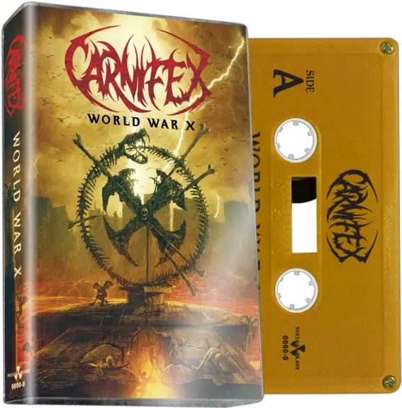 Carnifex World War X Brand New Cassette Tape Nuclear Blast Cassette Png Cassette Tape Png