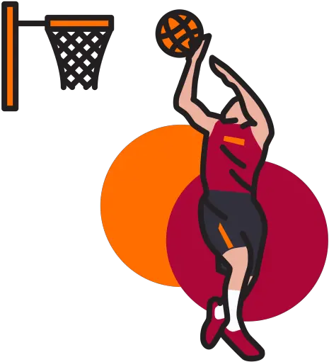 Game Icon Of Colored Outline Style Available In Svg Png Free Throw Basketball Icon Nba Basketball Png