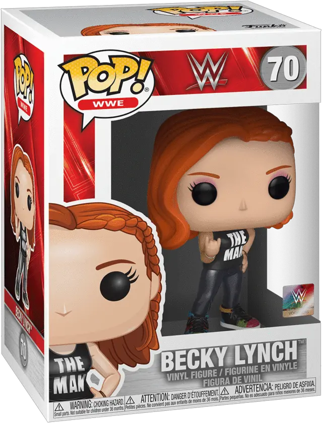 Funko Pop Wwe Becky Lynch The Man 70 Amazon Exclusive W Sticker Buy Sell Trade Becky Lynch The Man Funko Pop Png Becky Lynch Png