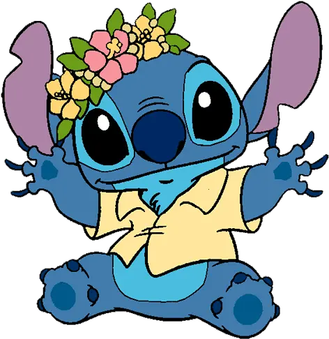 Disney Png Images In Collection Stitch In Hawaiian Shirt Disney Png Images