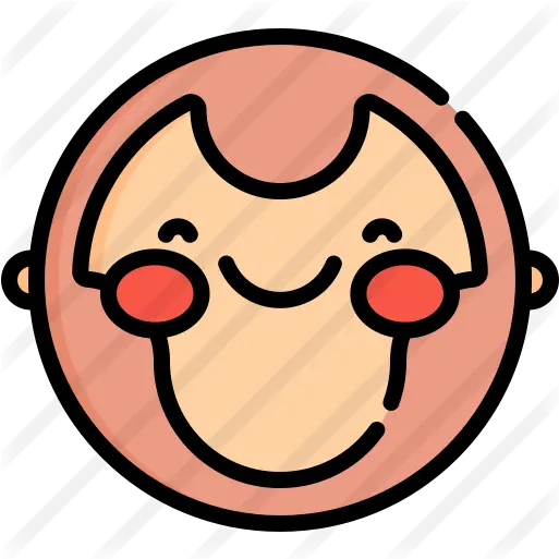 Blushing Free Smileys Icons Icon Png Peach Emoji Png