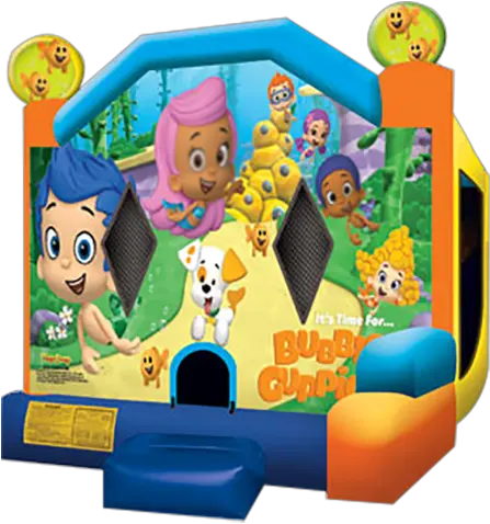 Jolly Ju0027s Bounce House Rentals And Slides For Parties In Bubble Guppies Bounce House Png Bubble Guppies Png