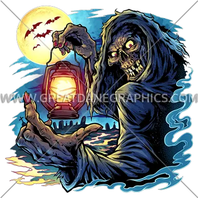 Follow The Ghoul Production Ready Artwork For T Shirt Printing Illustration Png Ghoul Png