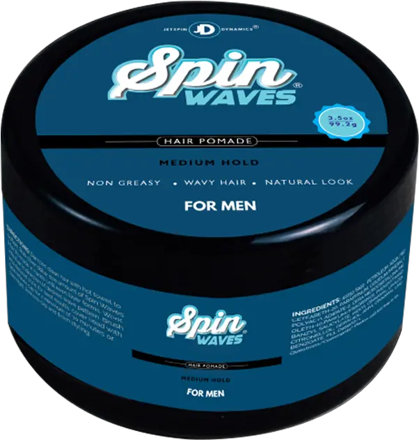 Spin Waves Hair Pomade Packaging And Labeling Png Waves Hair Png