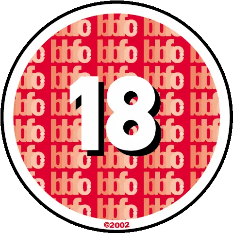 Download Hd What Does The 18 Symbol Mean 18 Certificate 18 Bbfc Logo Png Certificate Png