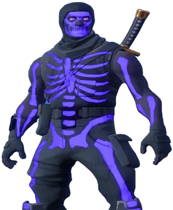 Skin Skull Trooper Will Be Purple Action Figure Png Skull Trooper Png