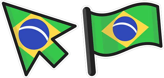 Brazil Flag Cursor U2013 Custom Browser Extension Indian Flag Cursor Png Brazil Flag Png