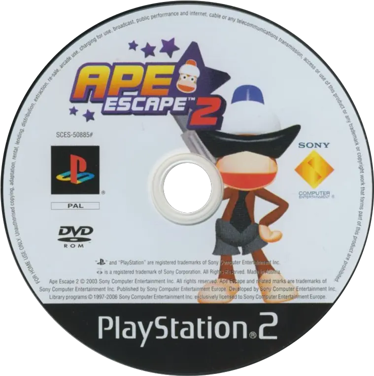 Ape Escape 2 Details Launchbox Games Database Sonic Mega Collection Plus Ps2 Cd Png Ape Escape Ps4 Icon