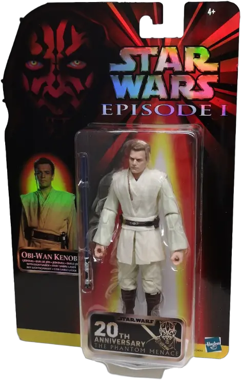 Star Wars Episode 1 Obi Wan Kenobi Jedi Duel 6 Black Series Exclusive Figure Star Wars Png Obi Wan Kenobi Png
