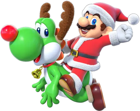 Vita James Montagna Love This Render That Mario And Yoshi Christmas Png Yoshi Png