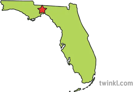 Florida Outline Usa State Map Tallahassee Capital Ks1 Florida Map With Capital Png Florida Map Png