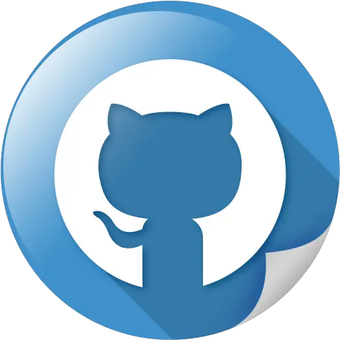 Github Logo Network Social Icon Blue Github Icon Png Git Hub Logo