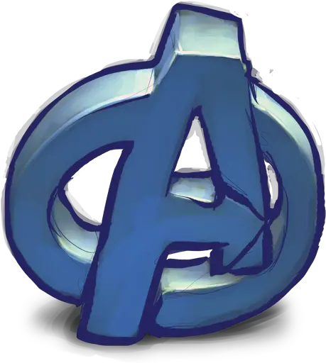 Comics Avengers Icon Png Blue Avengers Logo Avengers Symbol Png