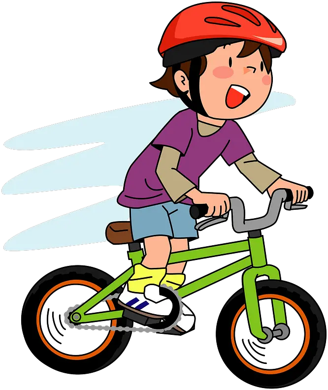 Boy Is Riding A Bicycle Clipart Free Download Transparent Kid Riding Bike Clipart Png Bicycle Rider Png
