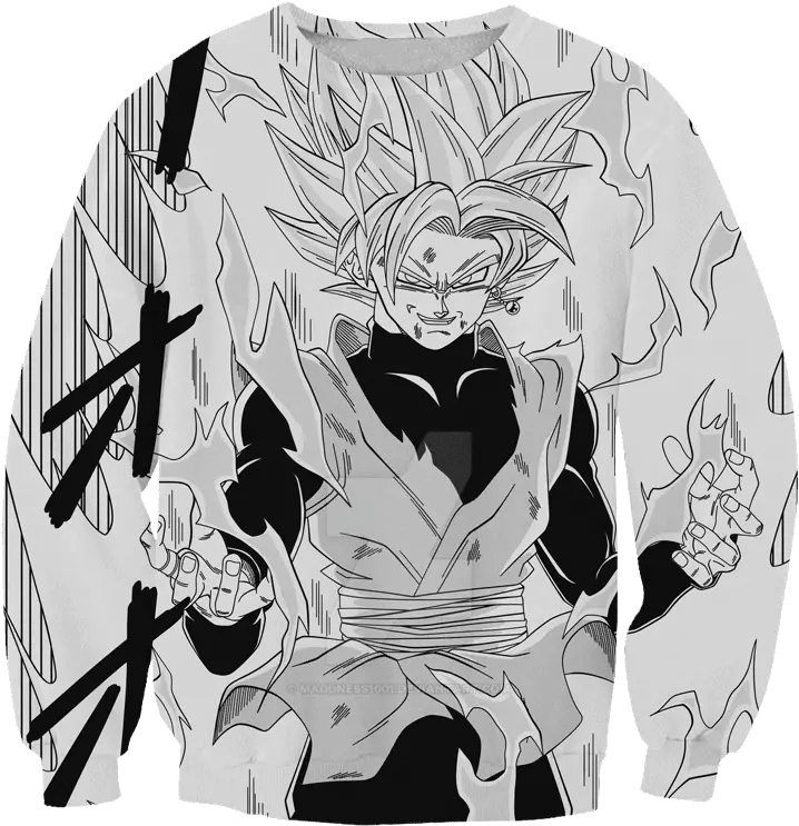 Rose Goku Manga Hoodie Super Saiyan Goku Black Dragon Ball Super Clothing Black Goku T Shirt Png Goku Black Rose Png