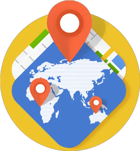 Hire Gis Web Developer Application Development In Usa World Map White And Red Png Mobile Application Icon