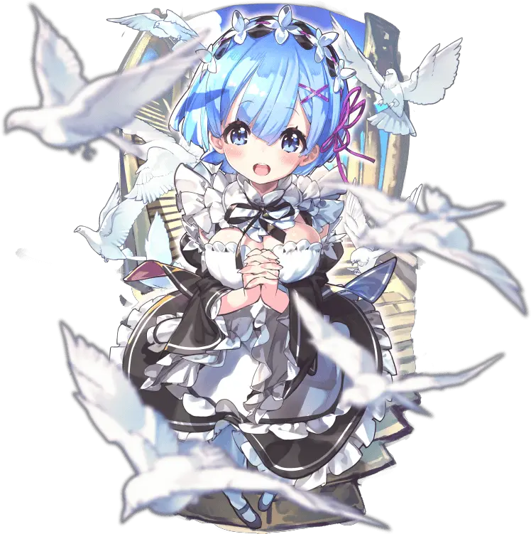 Rem Rezero Rezero Kara Hajimeru Isekai Seikatsu Last Period Official Character Art Works Png Rem Re Zero Png